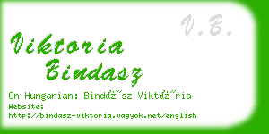 viktoria bindasz business card